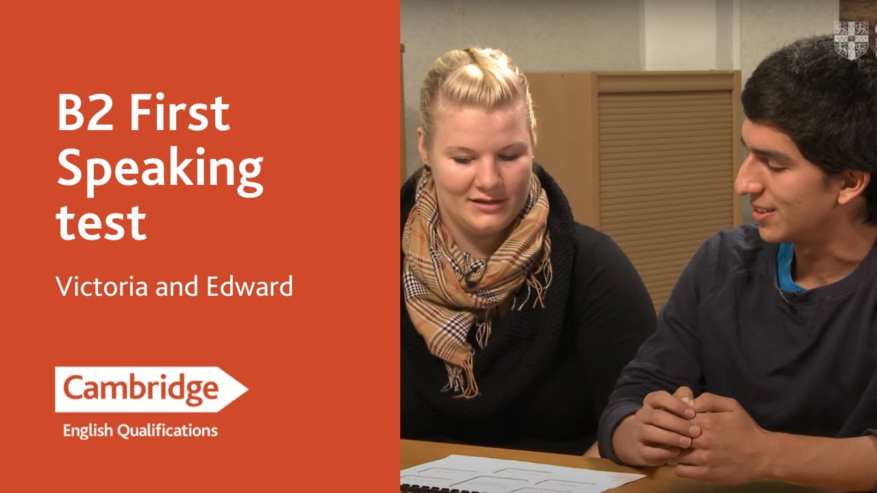 สมัคร get  New 2022  B2 First Speaking test - Victoria and Edward | Cambridge English