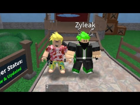 Playing With Zyleak In Mm2 Epic Roblox Youtube - roblox zyleak