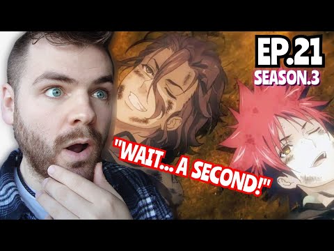 WAIT SOMA'S WHAT FOOD WARS EPISODE 21 SEASON 3 REACTION