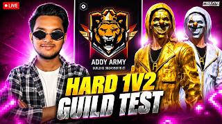 Freefire guild Test  1v1 live stream//@addygaming04