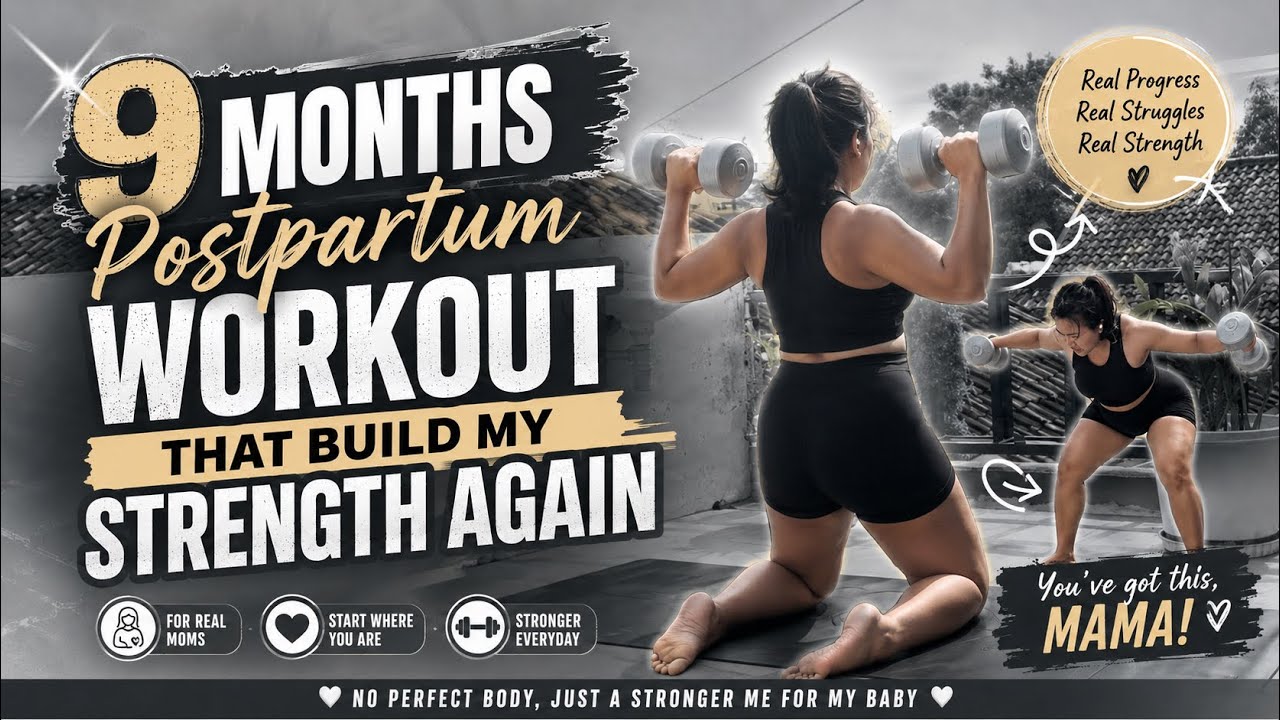 🔥 9 Months Postpartum GLUTE Workout — Moms, This Will Change Your Body ...