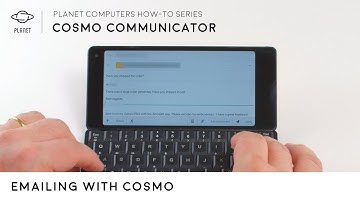 Cosmo Communicator How-To 15: Emailing With Cosmo