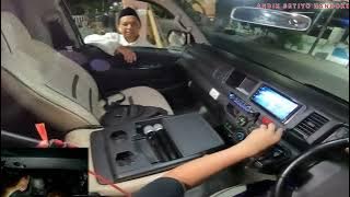 POV Drive Toyota Hiace Commuter Malam Hari (ada pengalihan jalan ke jalan Pedesaan Kecil)