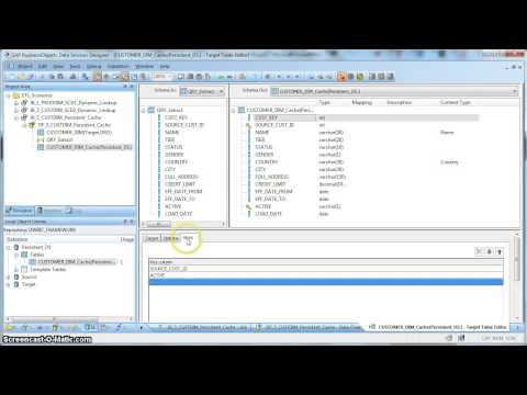 ETL_3_DS Persistent Cache Lookup