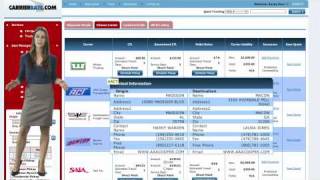 GlobalTranz.com: CarrierRate Software Demo