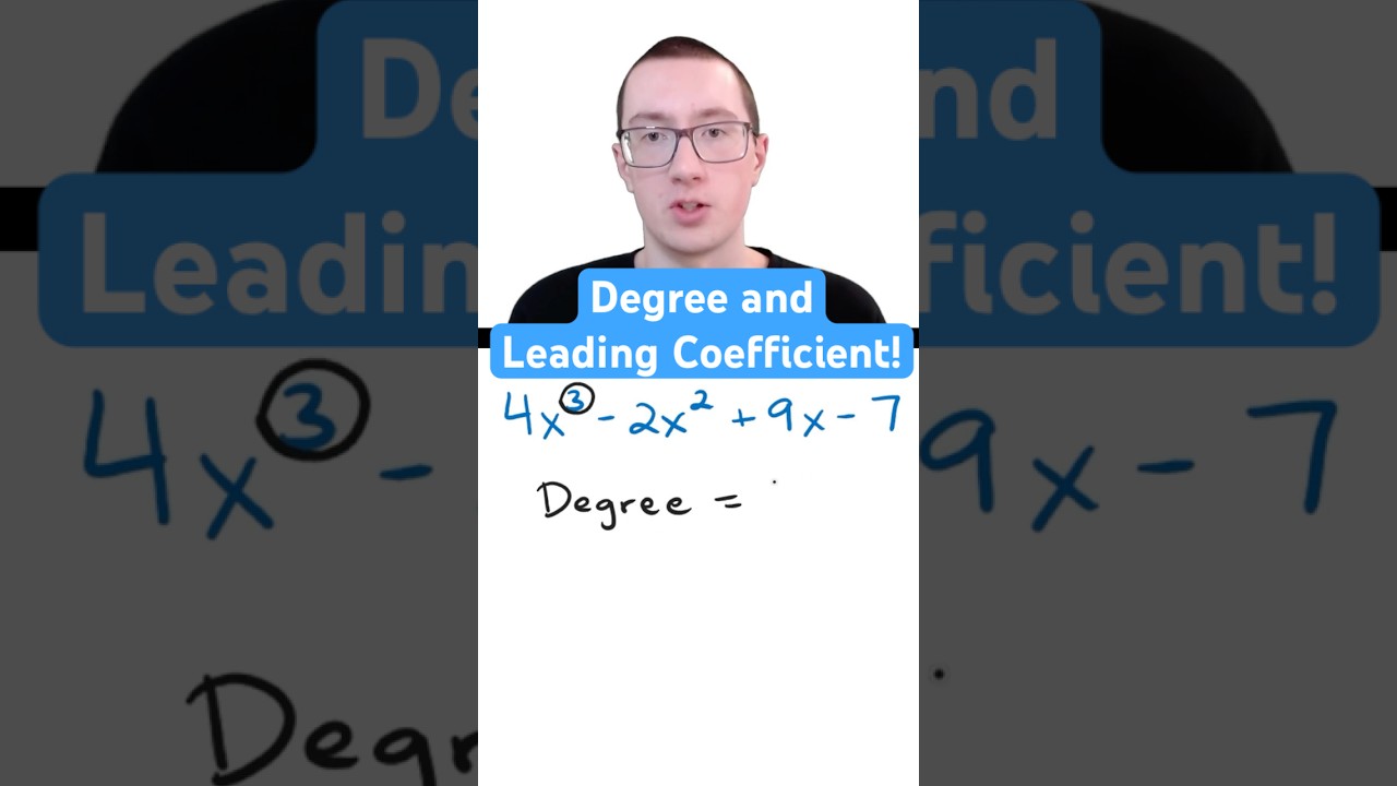 How to Find Degree and Leading Coefficient!