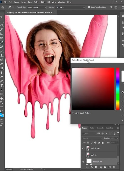 How to create dripping effect l Affinity photo l