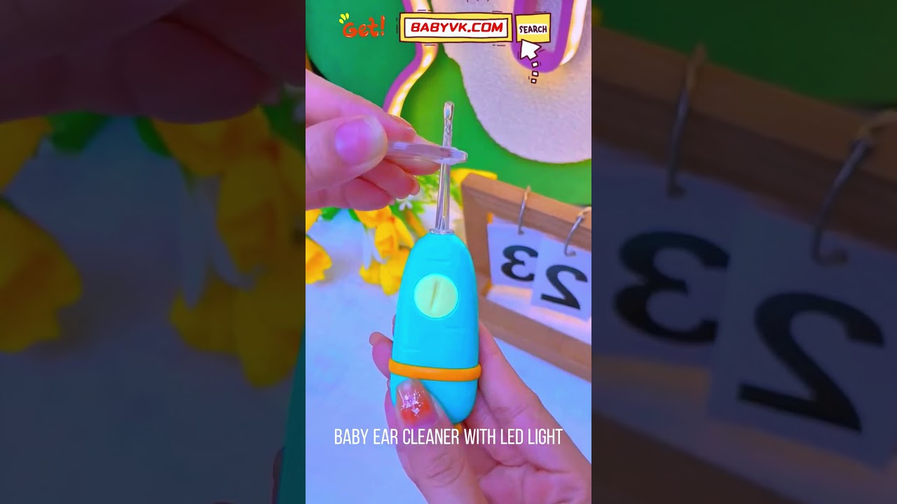 Baby Ear Cleaner with LED Light: Safe & Easy Earwax Removal for Kids 