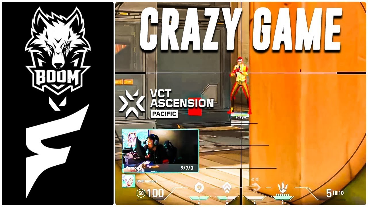 BOOM secures a 2-0 win against FANCY UNITED in VCT Pacific Ascension 