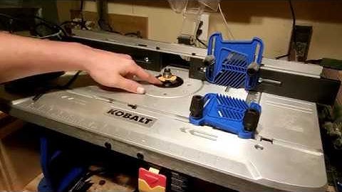 How to install a router bit