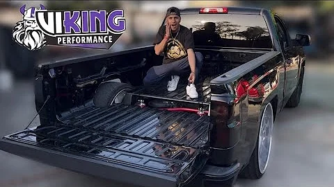 I Lowered My New Silverado **4LINK & COILOVERS**