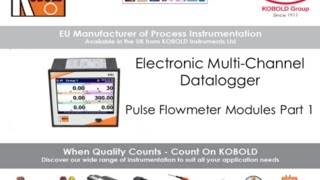 Electronic Multi-Channel Datalogger - Pulse Flowmeter Modules Part 1