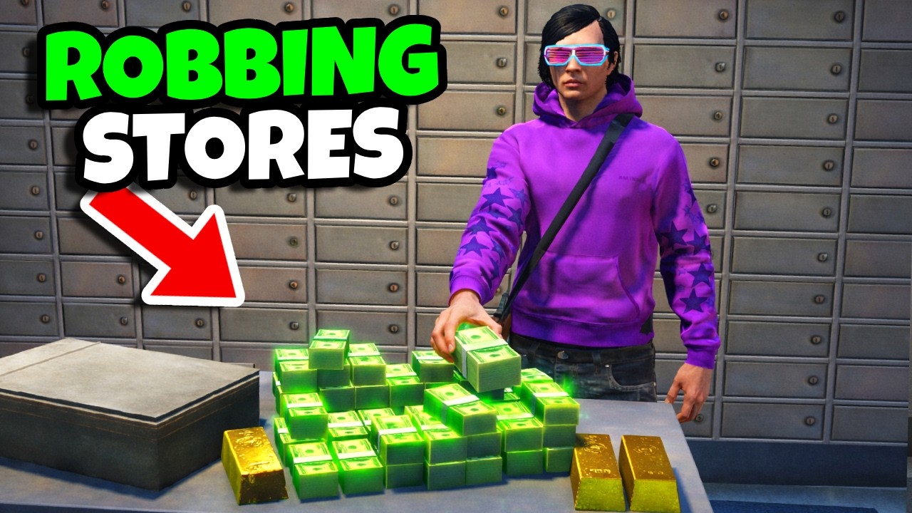 ROBBING EVERY STORE in the Server in GTA 5 RP - YouTube