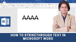 How to strikethrough text in Microsoft word? screenshot 5