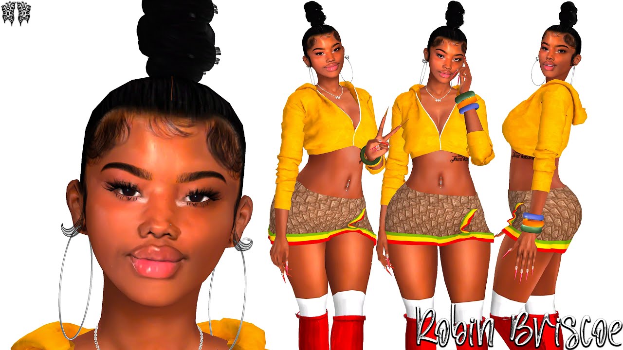 Sims 4 CAS | Robin B. | Sim Download | BEST... - youtube