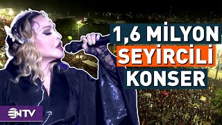 Madonnadan Rioda Tarihi Konser 16 Milyon Kişi Alanı Doldurdu Ntv