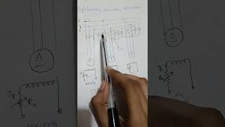 synchronising of three phase alternator - three dark lamp method