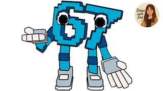 How to draw 67 from Steal a Brainrot (Roblox )- Step by Step