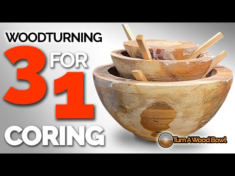 Woodturning Wood Bowl Coring Oneway System Video