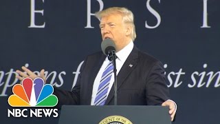 President Donald Trump To Graduates: Nothing ‘Is More Pathetic Than Being A Critic’ | NBC News