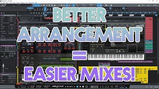 Retrowave  Production  Better Arrangement For Easier Mixes studio Vlog 1