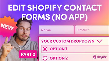 Adding Fields to Shopify Contact Forms - Part 2 of Editing Form Code, No App