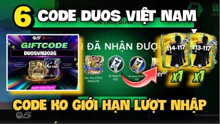 Nhập 3 Code DUOS VIỆT NAM Code FC Mobile VN Mới Nhất Hôm Nay Nhận Vé Quay FC Và Pack Cầu Thủ screenshot 1