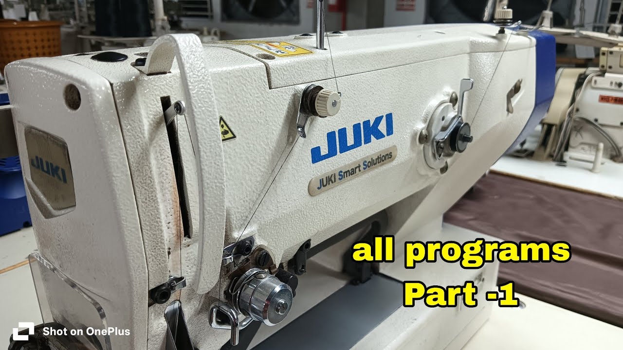 Juki LBH1790AN ALL PROGRAMS, PART -1 @infobuzzsumon #sewingmachinedoctor #sewing_machine_repair 