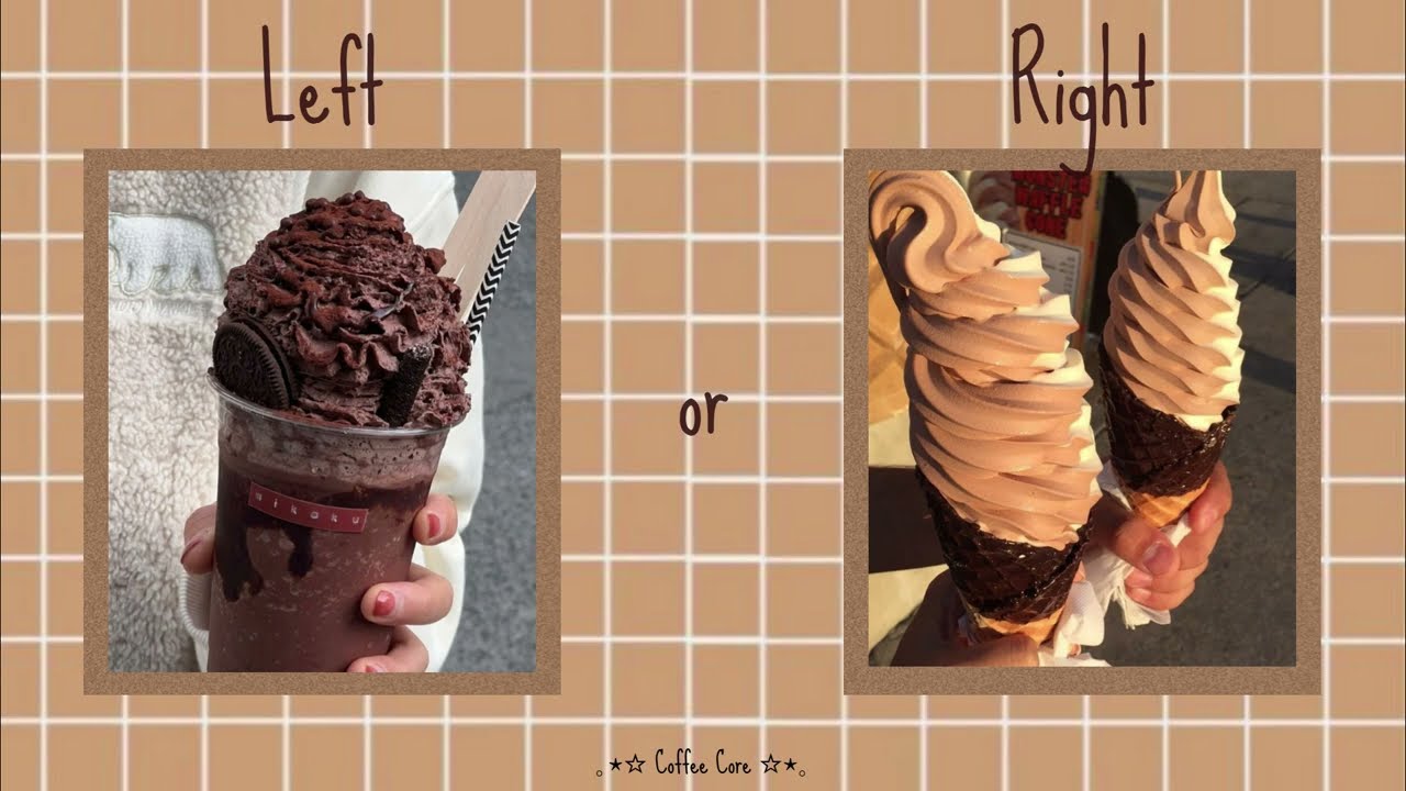 Choise a one option - Food, drinks, candys, and more. // ｡⋆☆Coffee Core☆⋆｡