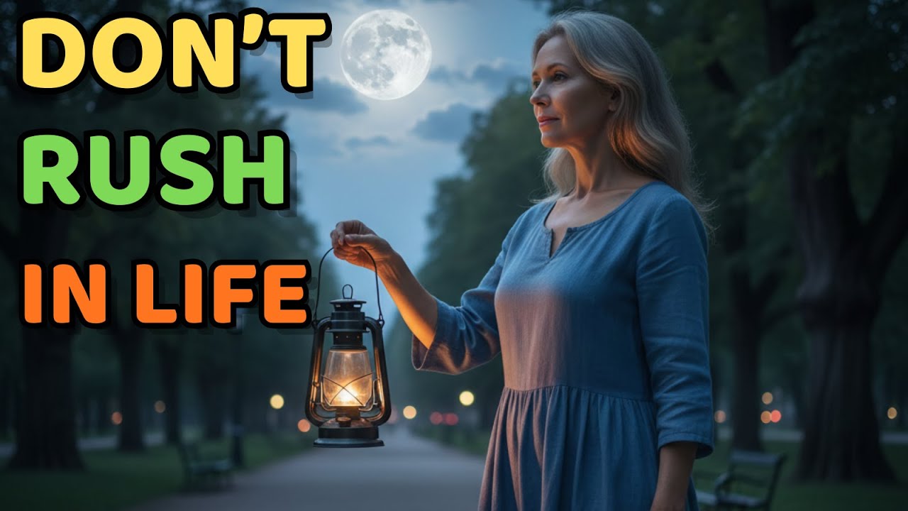 Dont rush your life a powerful story on patience and growth | Learn English with Storis