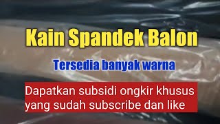 kain spandek balon polos grade A