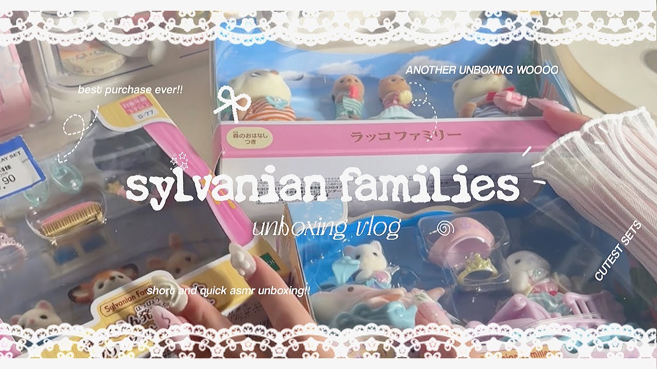 sylvanian families / calico critters unboxing 🐰📦 (asmr, no talking) ep.2 ✿