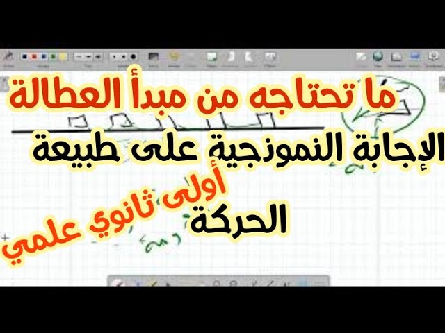 **سلسلة حصص حول الحركات المستقيمة1 **فيزياء أولى ثانوي علمي