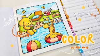 Color with me | Cozy Days by Coco Wyo - Swimming Pool | Ohuhu Alcohol Markers πβ¨οΈπββοΈ
