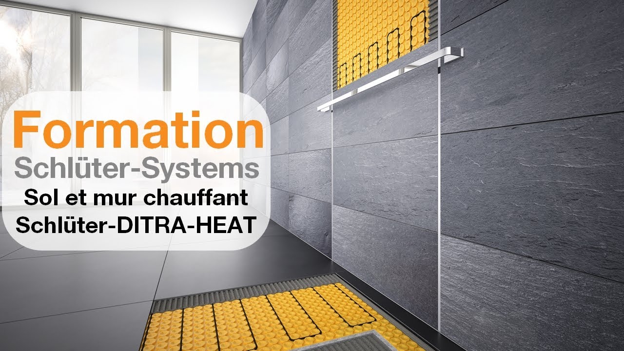 Formation : réaliser un sol et mur chauffant sous carrelage avec Schlüter-DITRA-HEAT