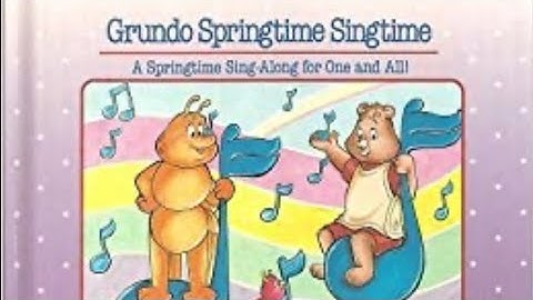 Teddy Ruxpin Grundo springtime sing time W’ Animation/Movement coding
