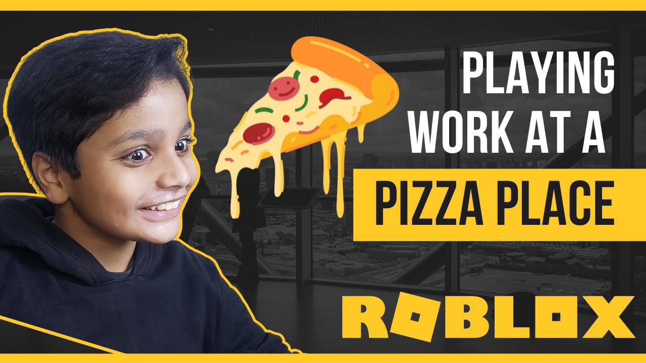 Playing Roblox Game 🍕Work at a Pizza Place🍕Episode 1 on Rohaan TV YouTube