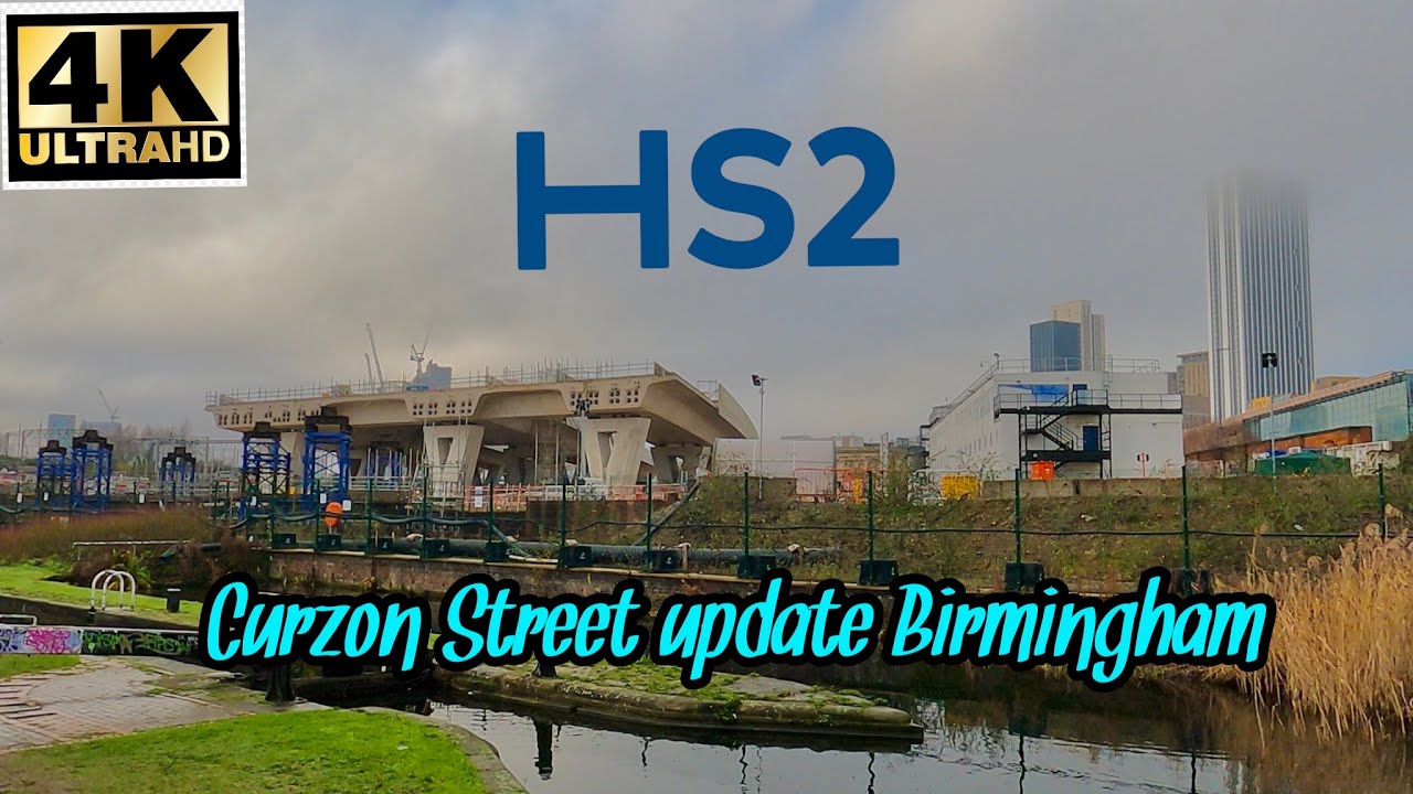 HS2 Curzon street Birmingham 4K 20 December 2025