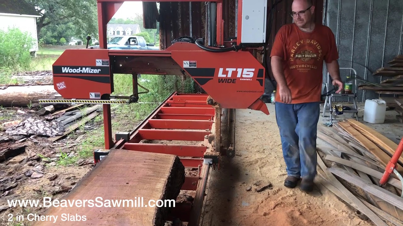 Cutting Cherry Slabs