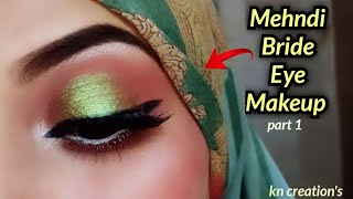 Mehndi Bride Soft Eye makeup | step by step eye makeup for beginners screenshot 1