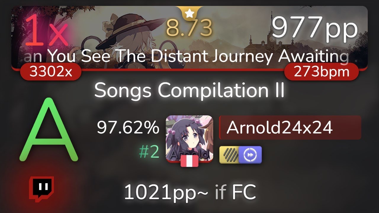 [Live] Arnold24x24 | Foreground Eclipse - Songs Compilation II [Can You] +HDDT 97.62% {#2 977pp 1❌}