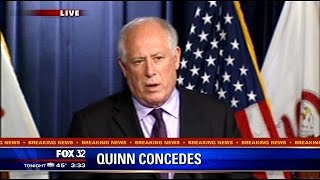 Gov. Pat Quinn concedes Illinois governorship to Bruce Rauner