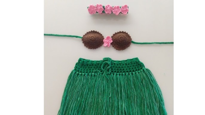 Cilene-croche - fantasia moana, feita toda de croche😍