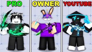 I Tested PRO vs OWNER vs YOUTUBER Rivals Loadouts!