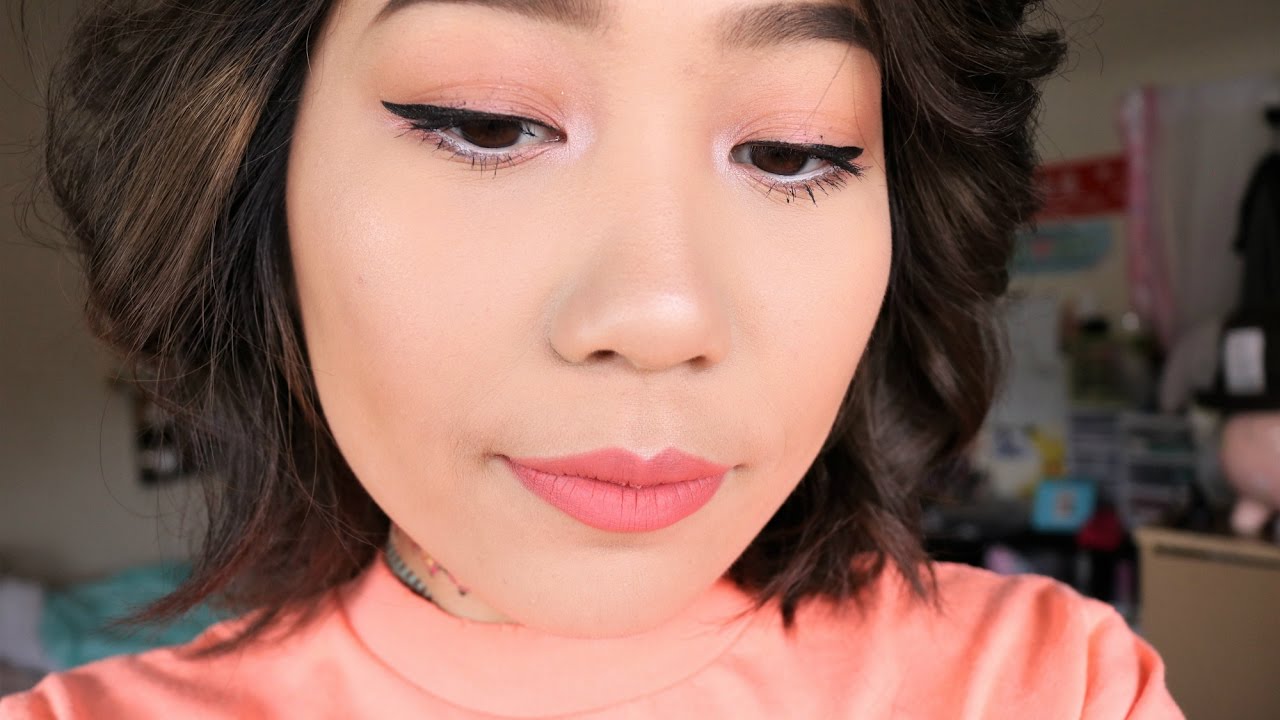 Cute Glowy SPRING LOOK! FULL FACE!