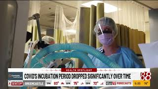 Health Spotlight: COVID's incubation period drops significantly over time