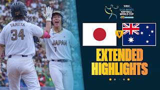 EXTENDED HIGHLIGHTS | Japan vs Australia | WBSC U-23 Men's