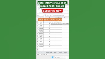 👉Turn grades into pass/fail in a flash with Excel IF formula #shorts #ExcelTricks #FastGrading#excel