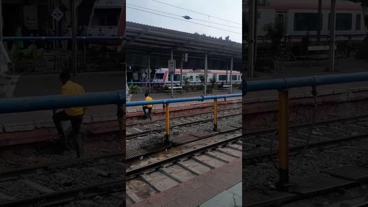 Indian railway AC Inspection van ready at Miraj junction 