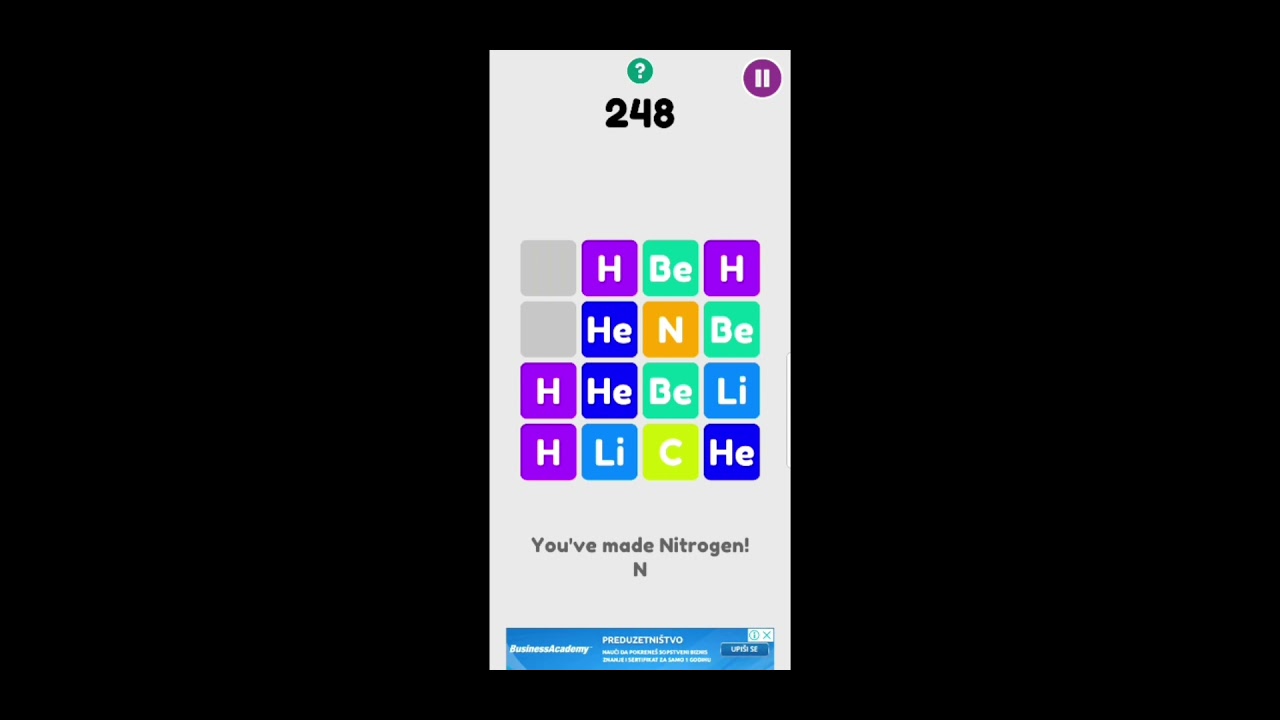 2048 Chemical Game (by StrigiformGames) Gameplay Trailer YouTube